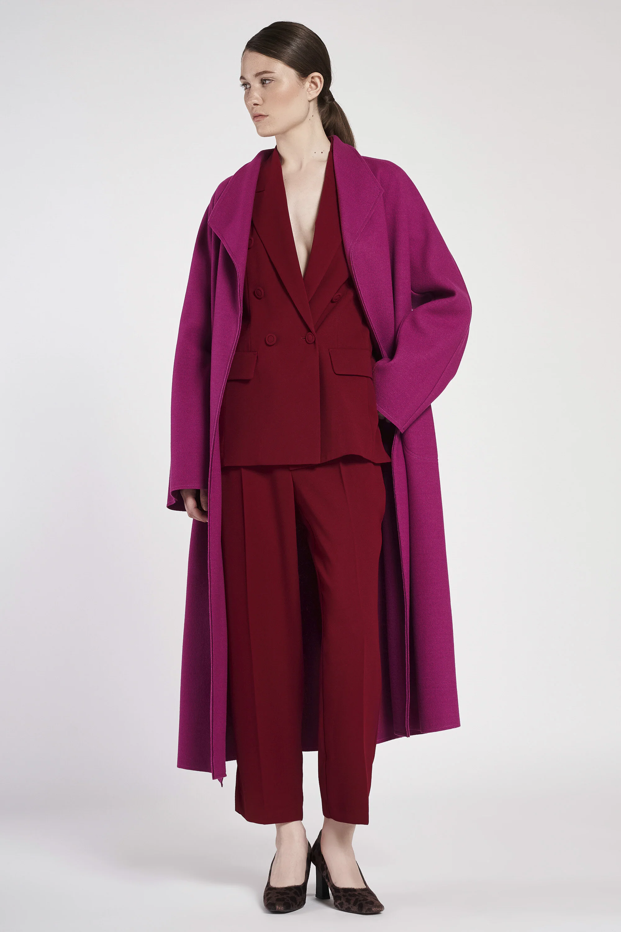 CAPPOTTO LUNGO IN LANA MOUFLON - Image 4