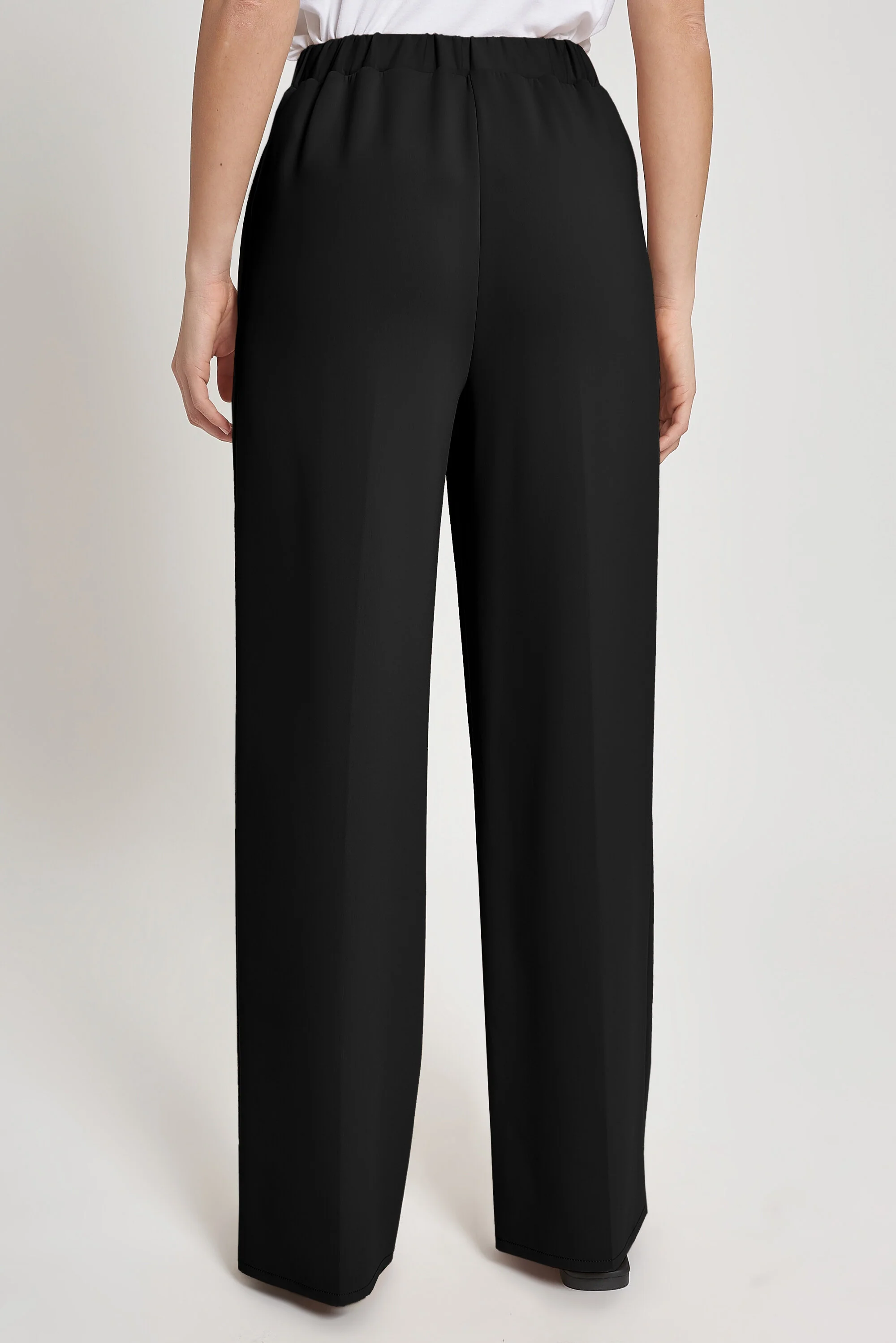 PANTALONI LARGHI IN JERSEY TECNICO - Image 3